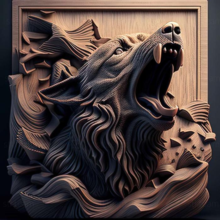 3D model Wolfhound Revenge of the Gray Dog game (STL)